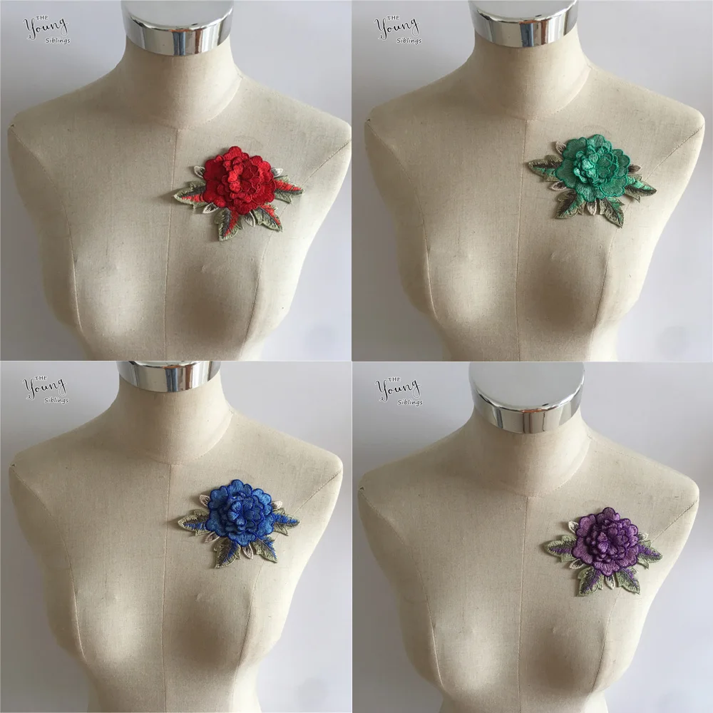 1 шт. Цветочная вышивка для женских аппликаций | Дом и сад