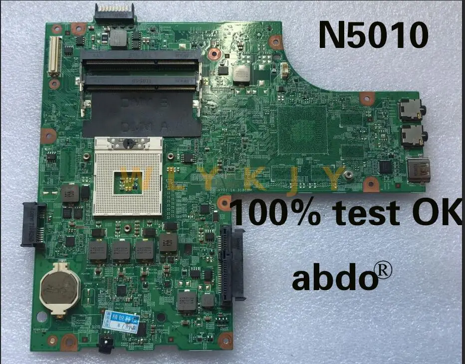 Материнская плата для ноутбука DELL Inspiron N5010 09909 1 48 4hh01. 011 HM57 DDR3 Встроенная