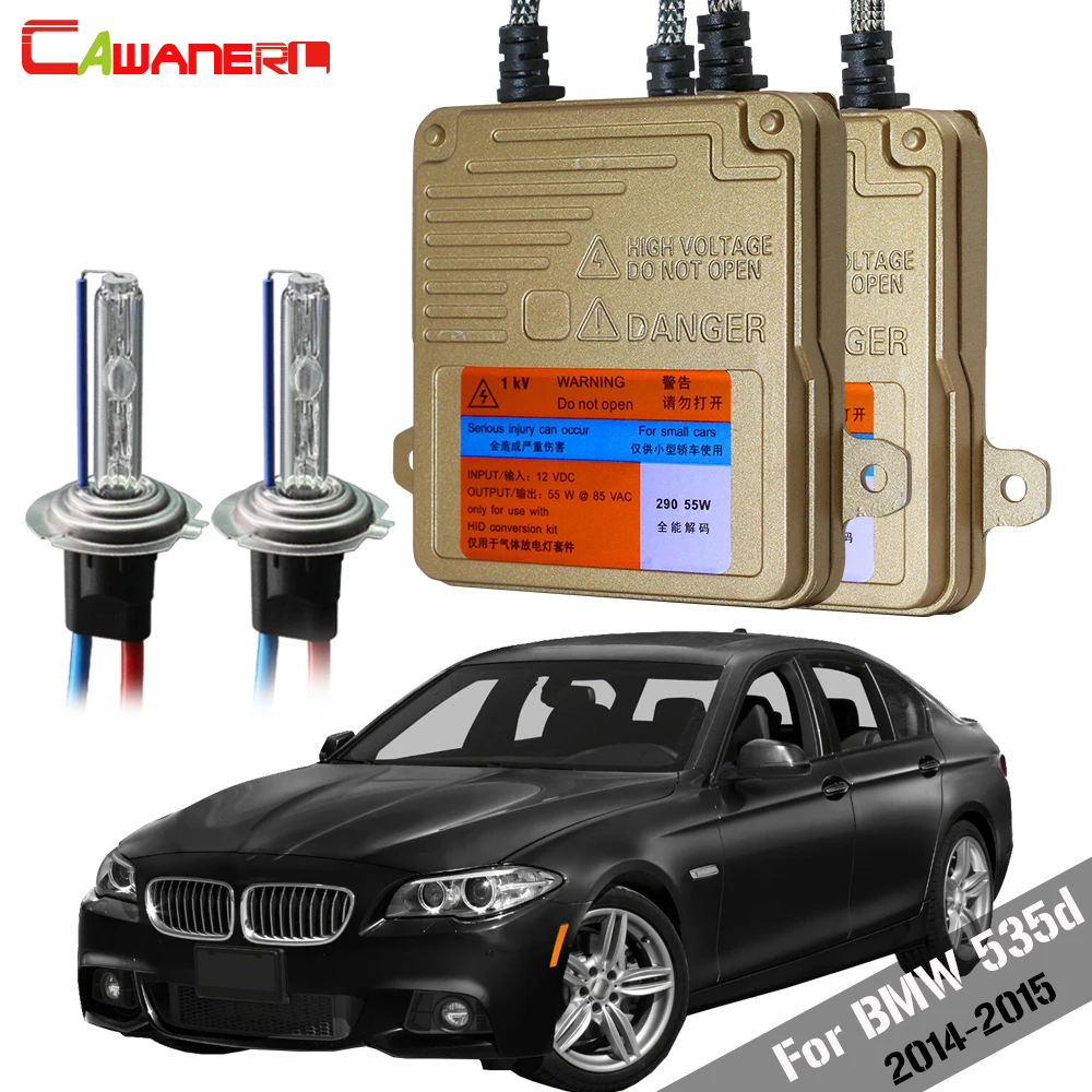 Cawanerl для BMW 535d 2014 2015 H7 автомобильный светильник 55Вт HID Xenon комплект переменного