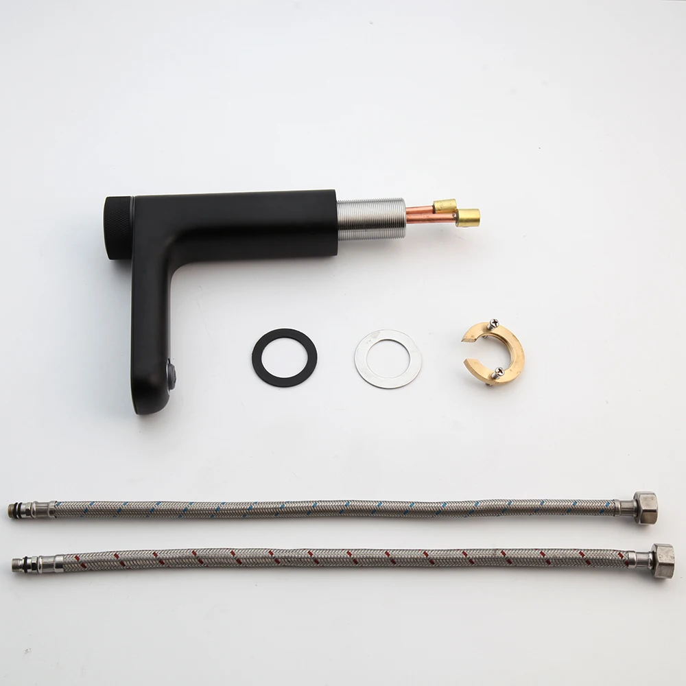 Смеситель для раковины ZAPPO черный кран с цифровым дисплеем хромированный горячей