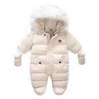 baby girls clothes newborn winter thick rompers infant long sleeve costume coat plus velvet toddler romper 6 18 monthes