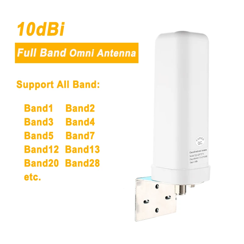 2/3/4G Outdoor Directional N-Female 10/11dBi Outside LPDA Antenna Omni External Antenna for Mobile Phone Signal Booster Repeater