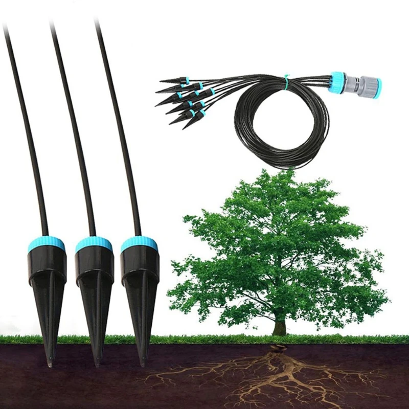 

Gardening Irrigation 10 Head Drop Drip Water Seepage Automatic Watering Device H051