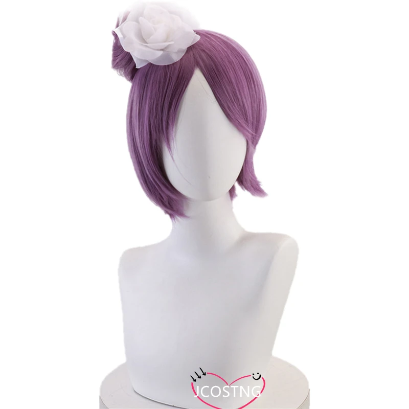 Парик для косплея аниме Акацуки Конан термостойкий с шапочкой и аксессуаром