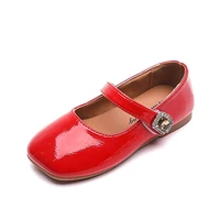 red black girls shoes kids princess shoes soft bottom childrens student pu leather shoes chaussure fille 3 4 5 6 7 8 9 10 11 12t