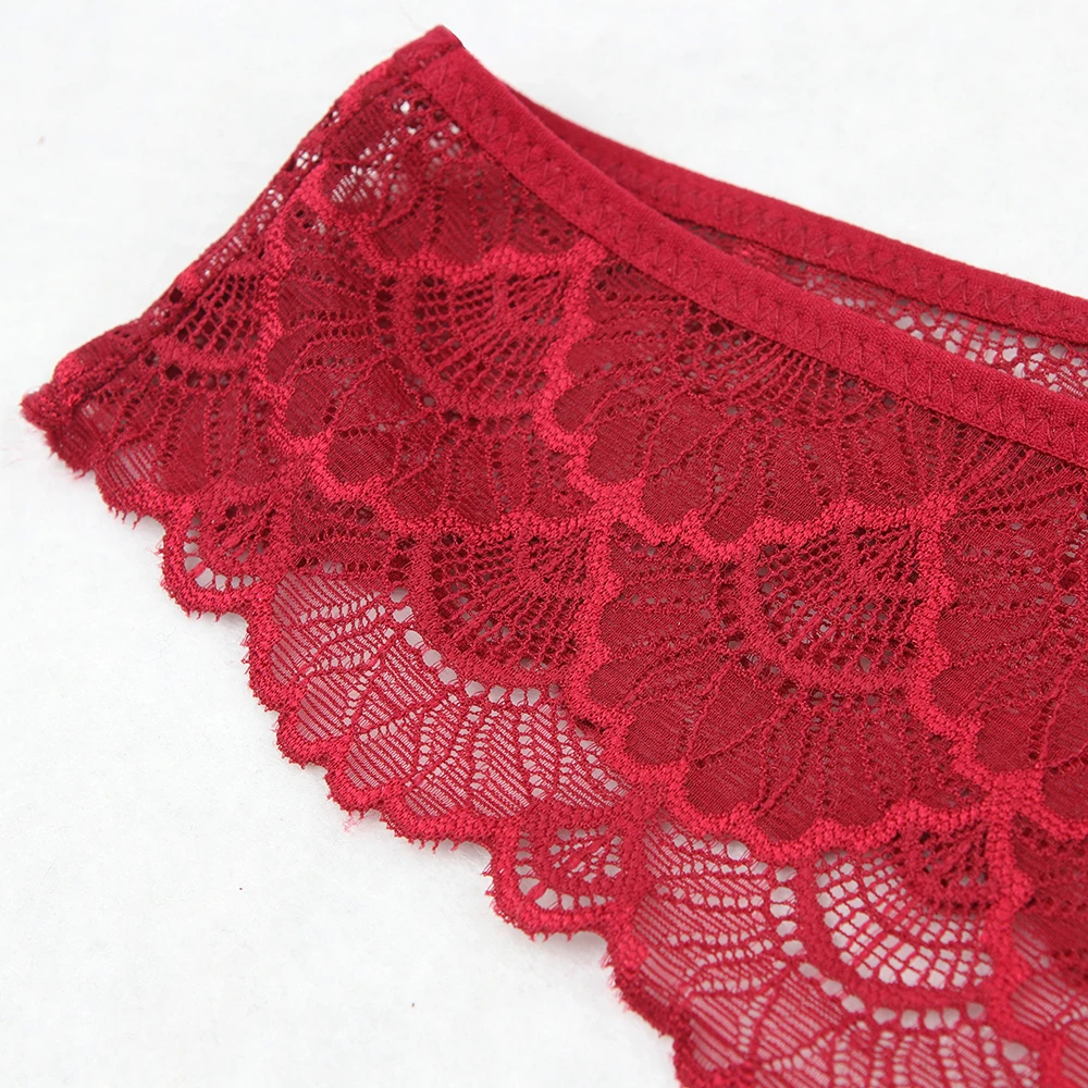 4 шт./лот стринги женские сексуальное кружевное нижнее белье средняя талия