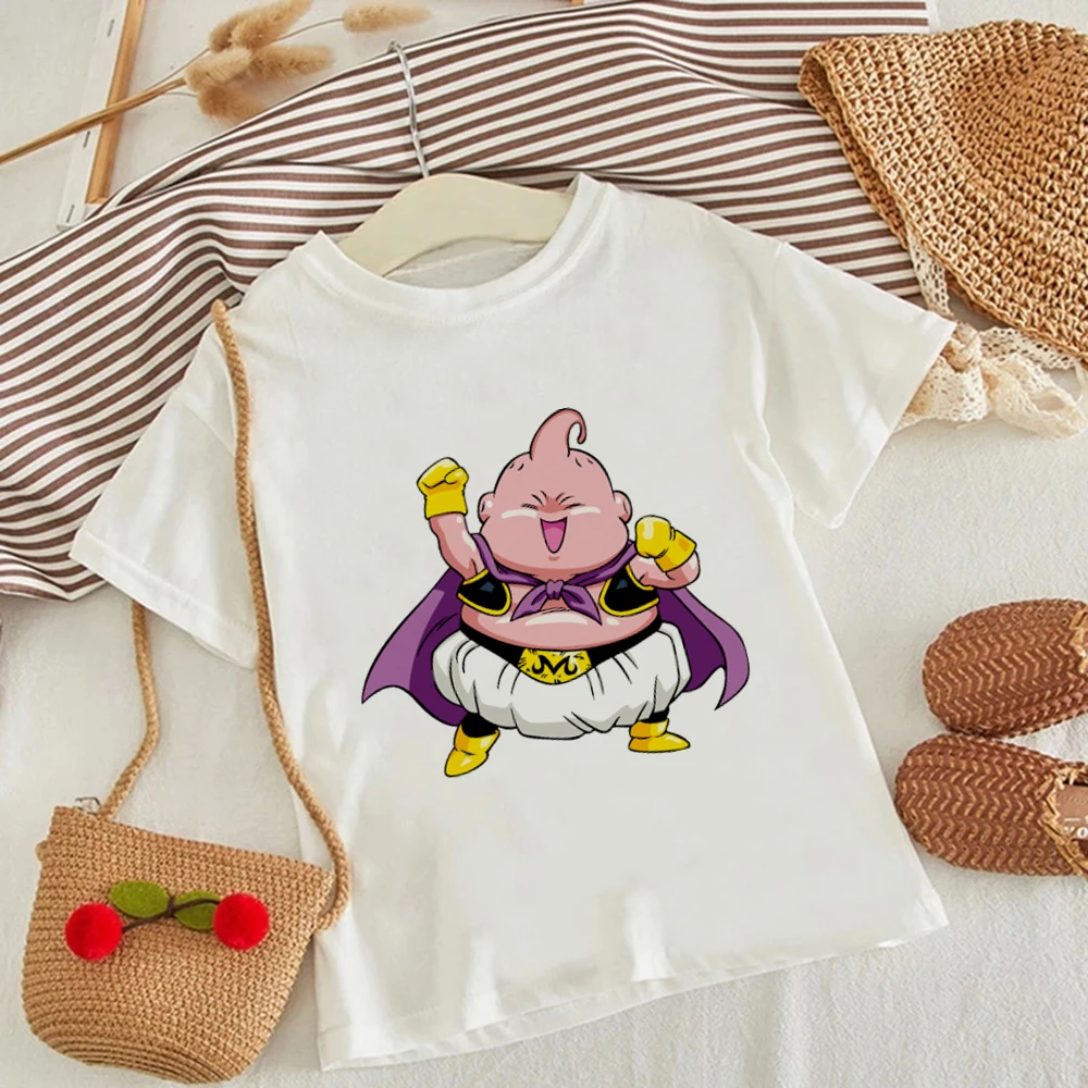 

Kawaii Anime Character Children's T-shirt White Streetwear Girls Boys Clothes Ulzzang Harajuku Y2k Kids Tops Birthday Shirt