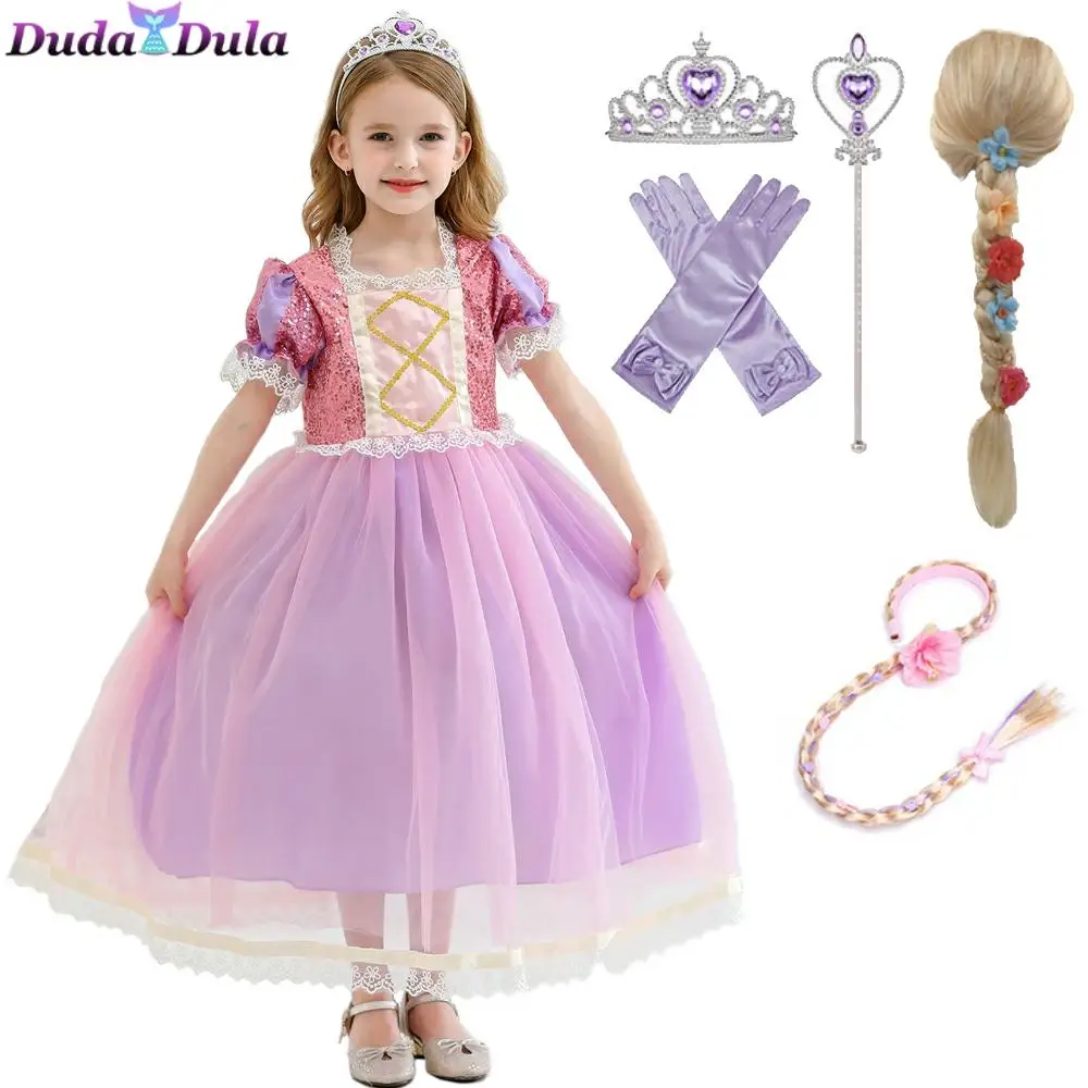 Для девочек С рисунком из аниме платье детей на лето маскарадный костюм