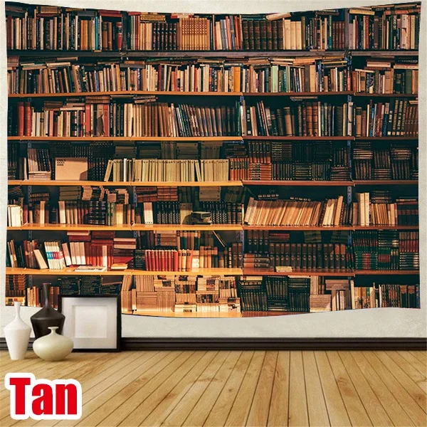 Шикарная книга запах настенный гобелен украшения Северная Америка 3D постельное