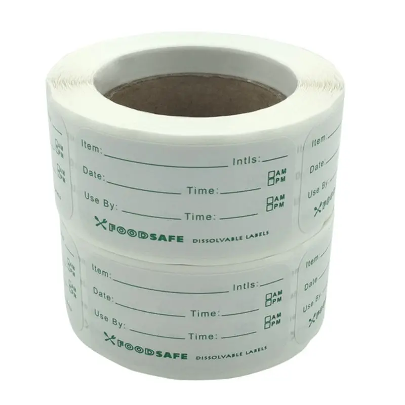 

250 шт/рулон кухонные этикетки для хранения продуктов холодильник морозильная камера клейкая наклейка для домашнего ресторанного использов...