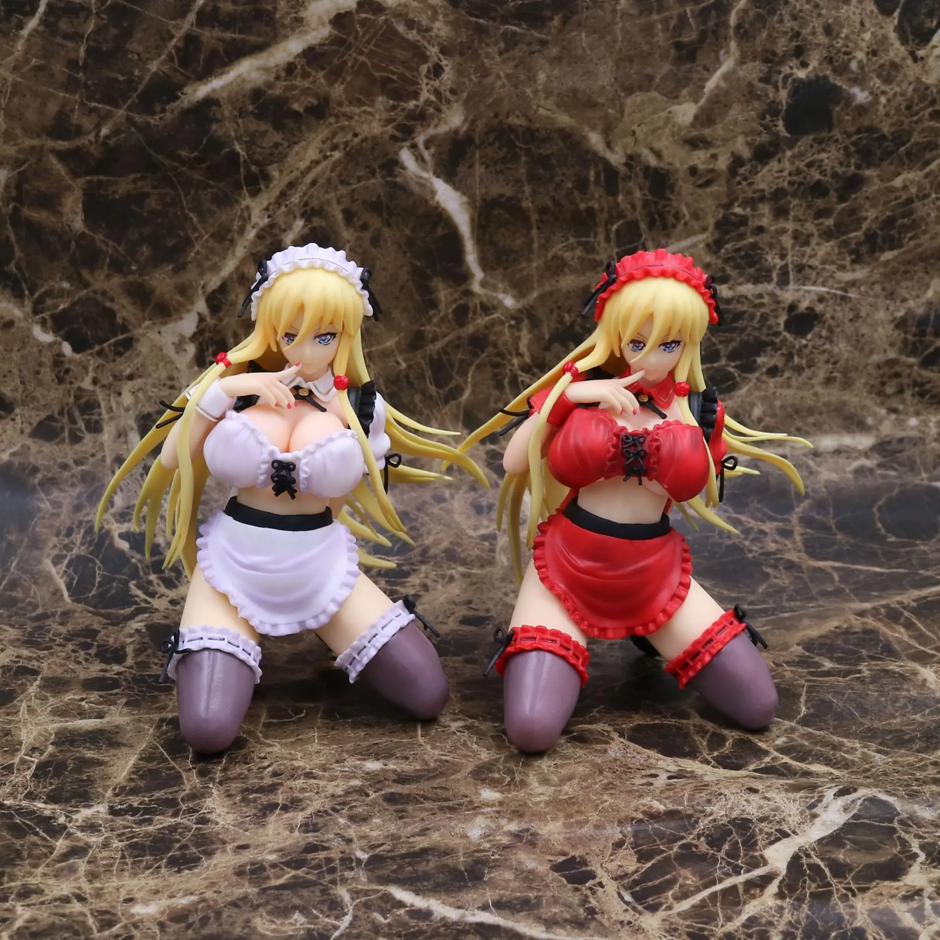 2 вида цветов Аниме Bishoujo Mangekyou сексуальные девушки Алиса горничная вер Модель ПВХ