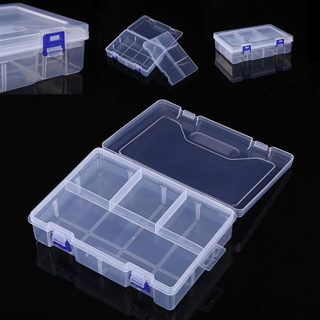 

1*Storage Box Transparent Plastic Hardware Storage Box Holder Case Container 100% Brand New And High Quality