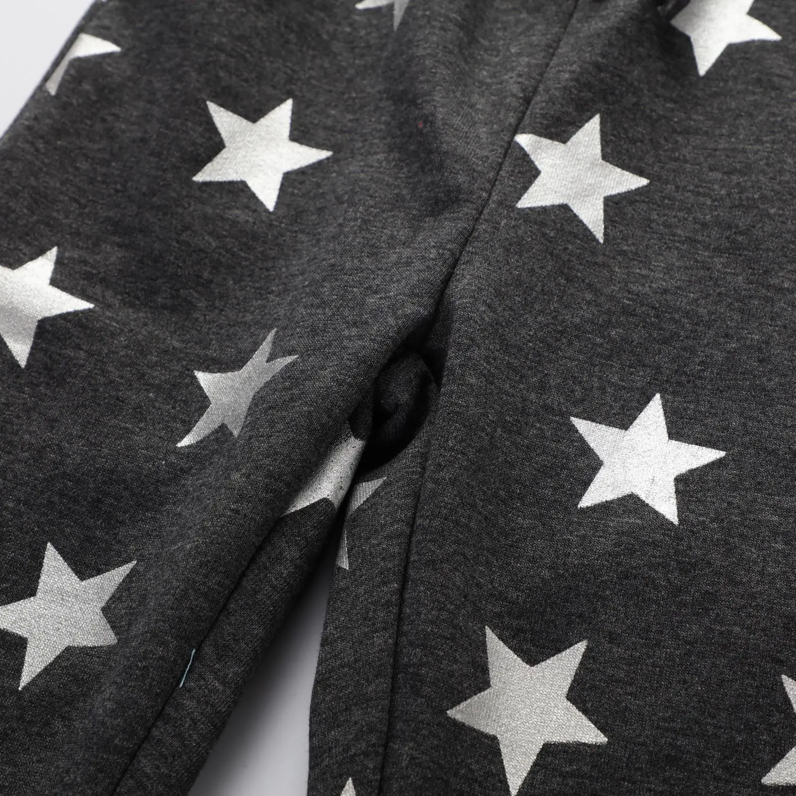 Брюки для мальчиков и девочек на весну осень хлопковые штаны с пятиугольной