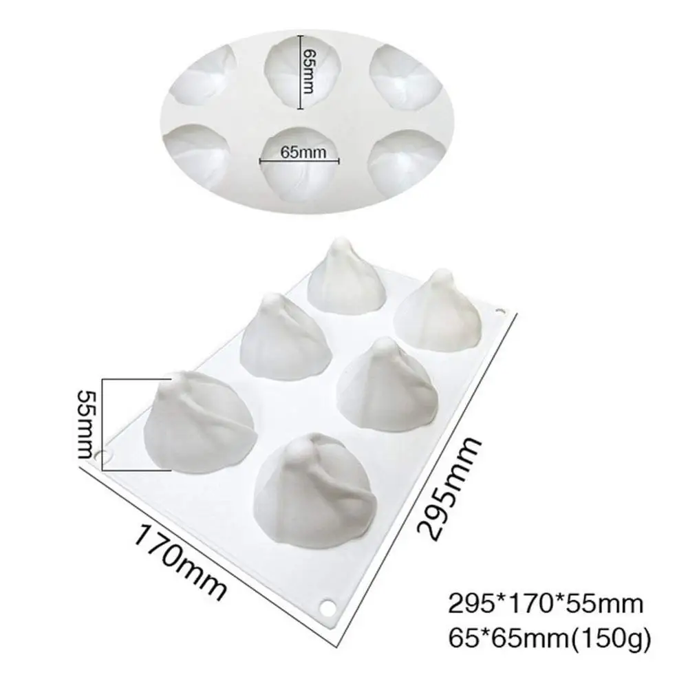 Силиконовые формы для Мусса 3D вихревой рождественская шляпа торт антипригарный