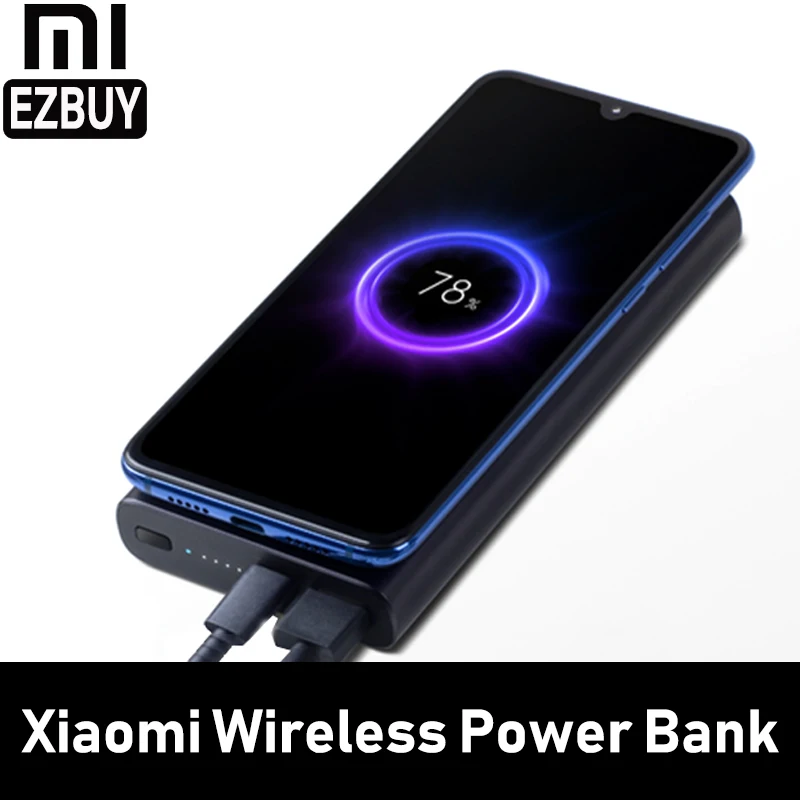 На складе 2019 Новый Xiaomi Беспроводной внешний аккумулятор 10 000 мАч Вт/18 Вт