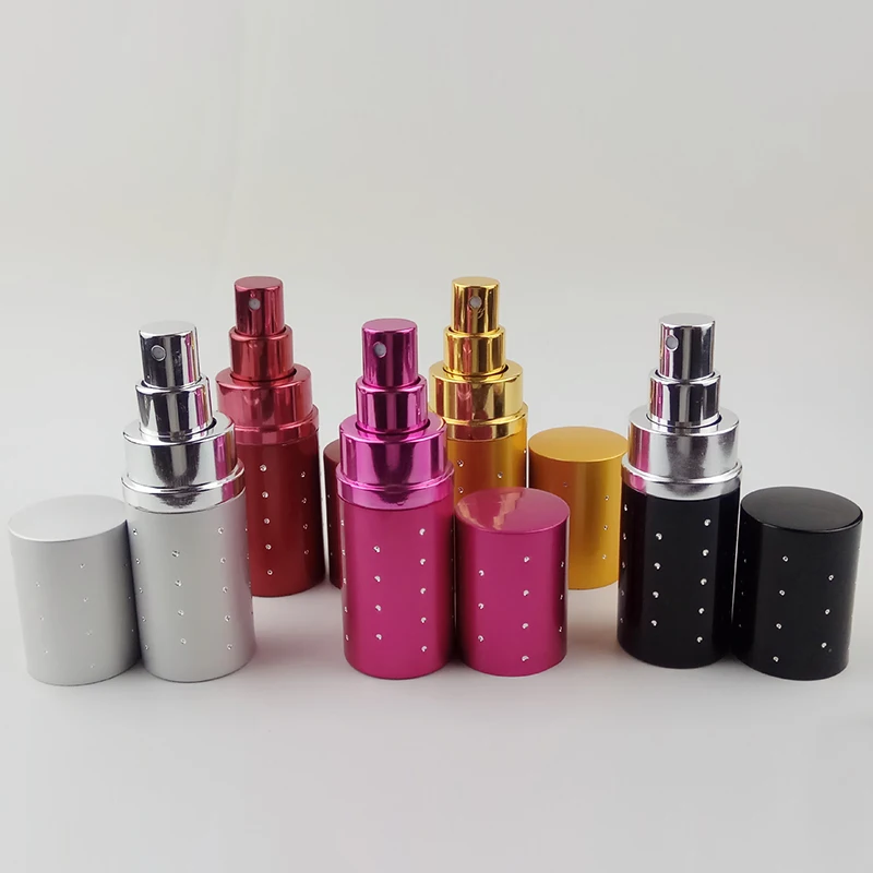 Портативный 20 мл дорожный мини-контейнер алюминиевый многоразовый парфюм пустая