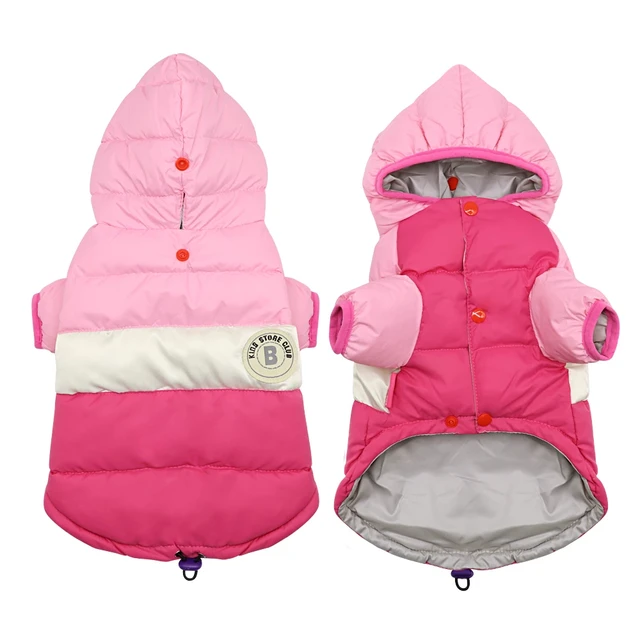 Waterproof Big Dog Down Jacket Winter Warm Dog Clothes for Small Medium Large Dogs French Bulldog Pug Hooded Coat Pets Clothing 2