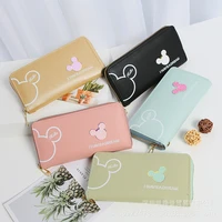 disney mickey ms wallet 2021 new fashion clutch simple multi card hand purse small wallet women long wallet