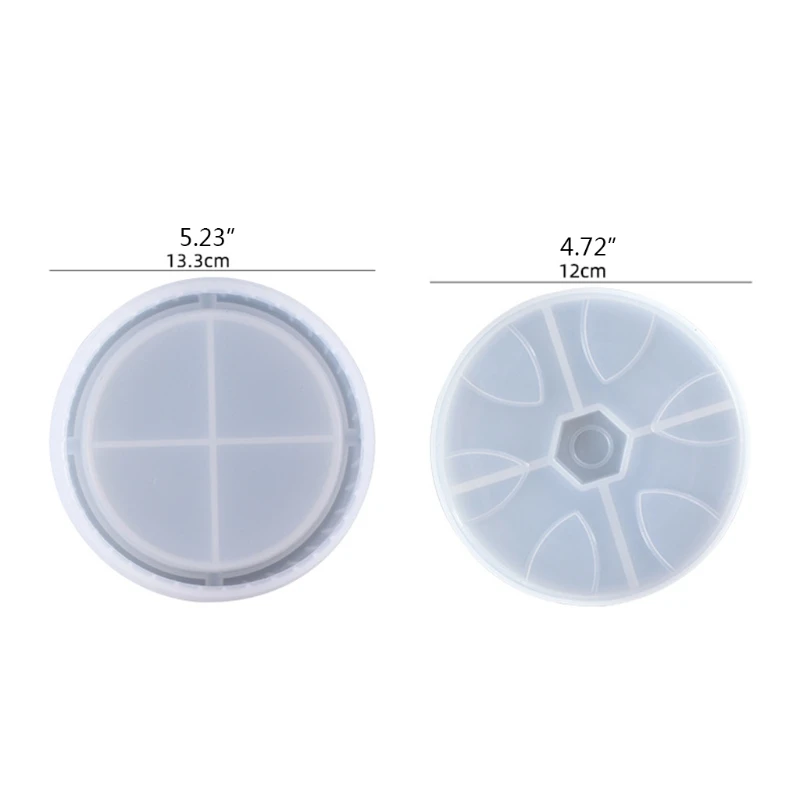 

J60E 1 Set Tire Ashtray with Lid Epoxy Resin Mold Cigarette Tray Silicone Mould DIY Crafts Home Decorations Ornament Mold