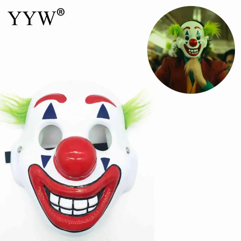 Клоун Вечерние Маски фильм Джокер Хоакин Феникс светодиодный карнавал