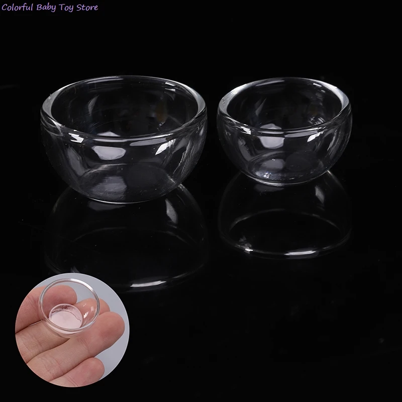 Новая стеклянная миска для фруктов Салатница миниатюрная тарелка супа кухонные