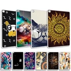 Противоударный чехол для планшета Samsung Galaxy Tab A 10,1, 2019, 10,1 дюйма, милая окрашенная силиконовая защитная задняя крышка