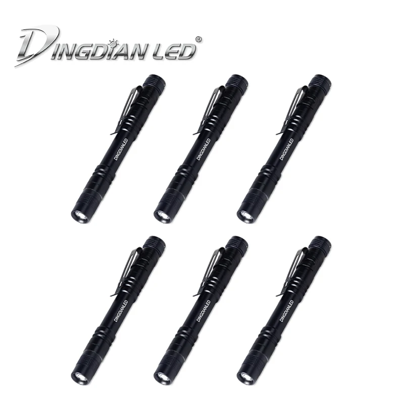 6 шт. светодиодный 100LM тонкий фонарик в форме ручки кемпинг LanternEasy переноска факел