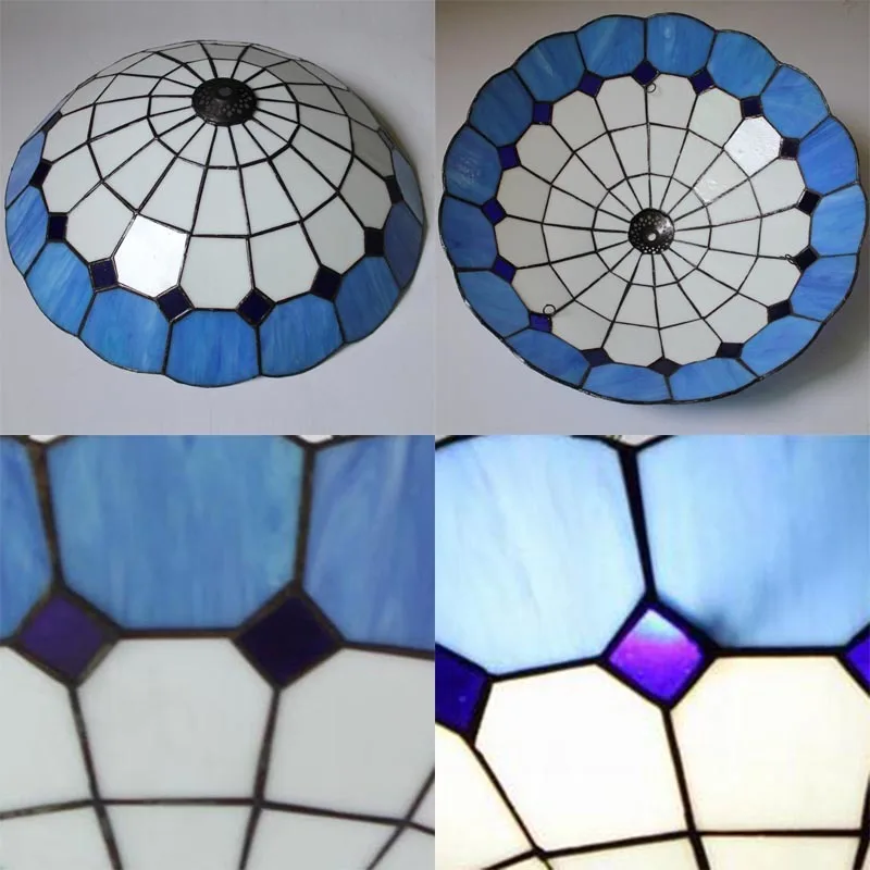 

Multicom European Aisle Ceiling Chandelier Lamp Simple Anti Blue Mediterranean Garden Style Iron Lamp 1629cw deco chambre