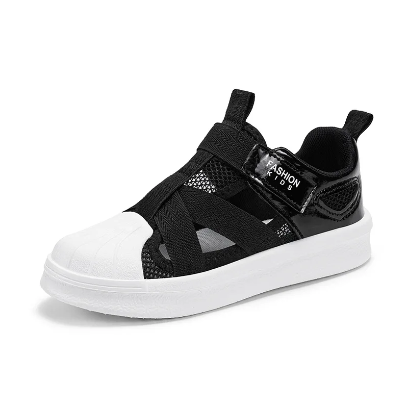 

CMSOLO Sandals Shoes Children Cool Boys Cute Girls Kids Shoes Soft Bottom Simple Comfortable Kids Sandals Shoes Flat Heel Shoes