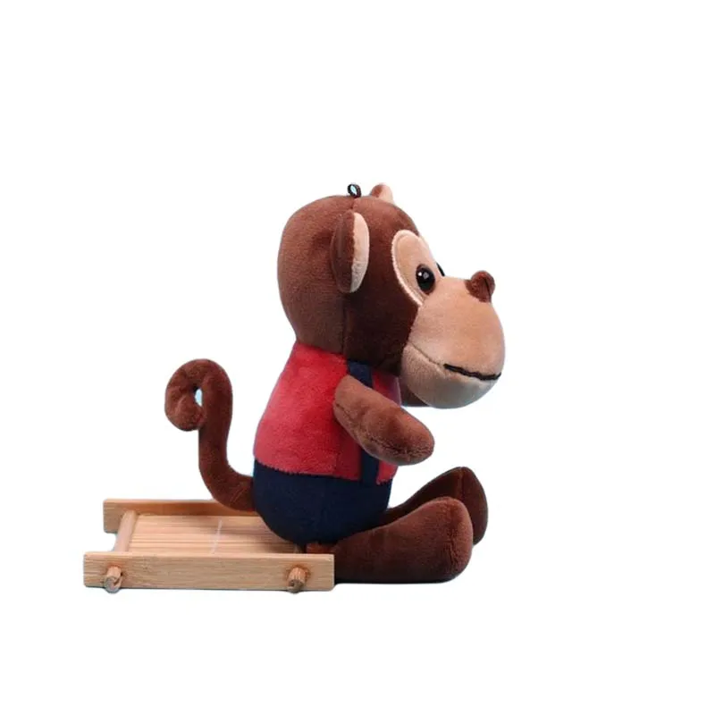 17 см полосатой толстовкой и с рисунком обезьяна плюшевые игрушки душистый брелок