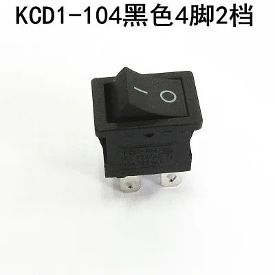 

5 шт. KCD1 Серия 2/3/4/6 Pin Клавишные переключатели питания 6A/250V 10A/125V AC 2/3 позиция черная кнопка монтажа 15 мм x 21 мм
