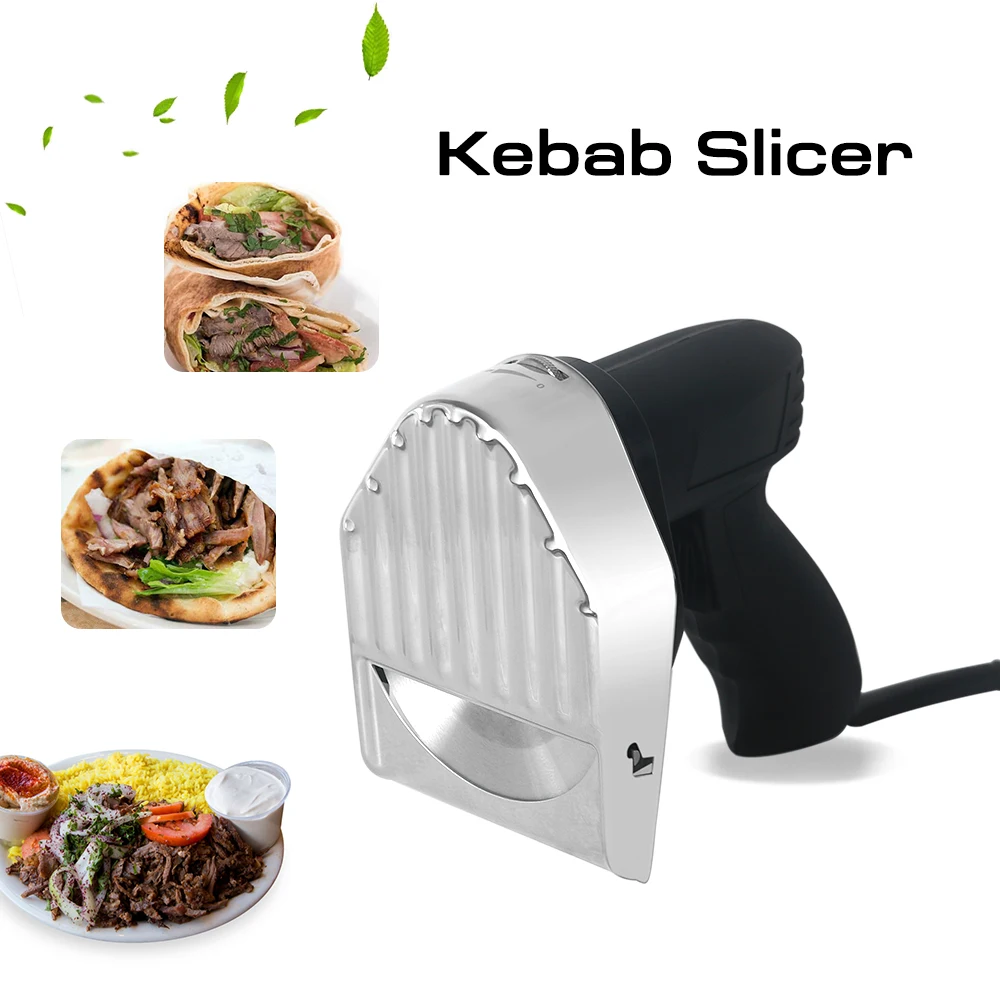 ITOP Электрический слайсер для кебаба кухонный нож донера Gyros машина резки мяса