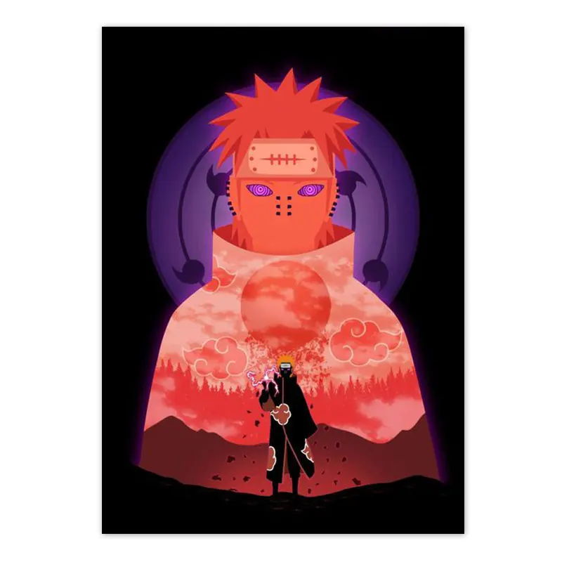 

Anime Pain Nagato Posters And Prints Manga Akatsuki Figure Canvas Painting Living Room House Bar Decoration HD Wall Art Pictures