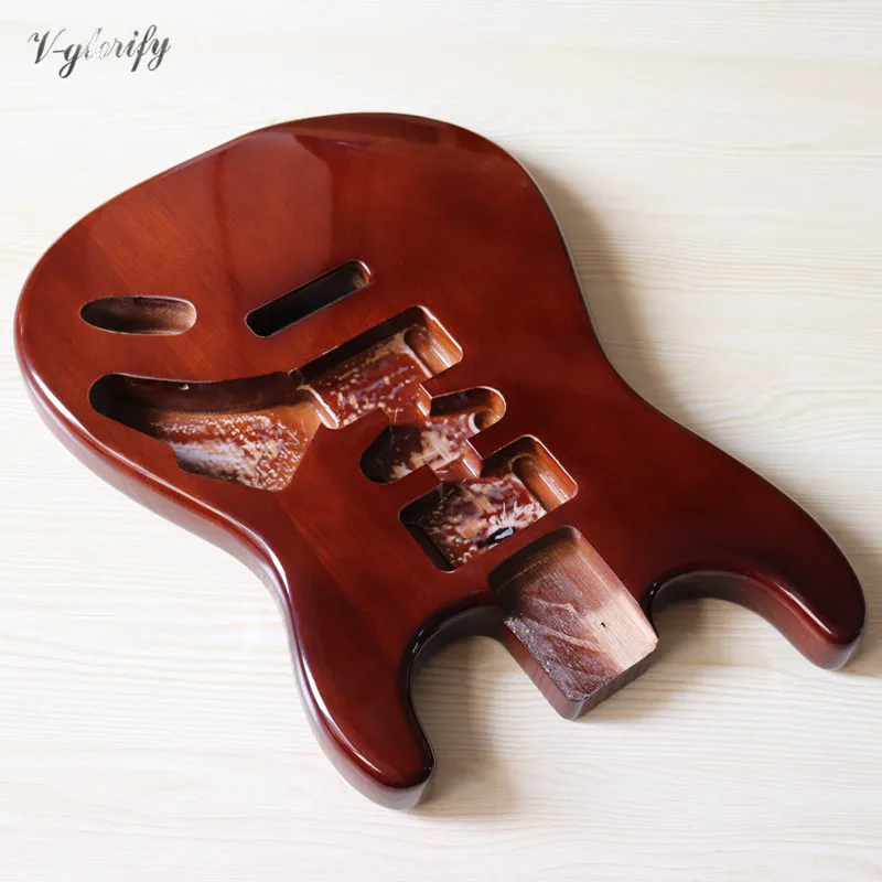 braun farbe ashwood st elektrische gitarre körper hochglanz gitarre barrel körper elektrische gitarre barrel free global shipping