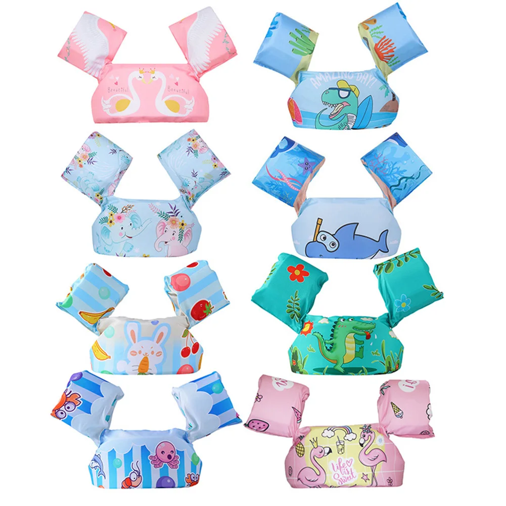 Детский плавающий спасательный жилет с мультяшным рисунком поплавок на руку