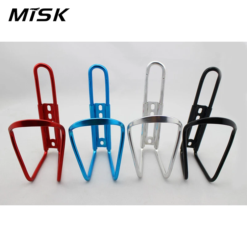 

MISK Aluminum Alloy Ultralight Water Drinks Bottle Cage Holder for Cycling Bicycle Parts Bike Accessory (Basic one）