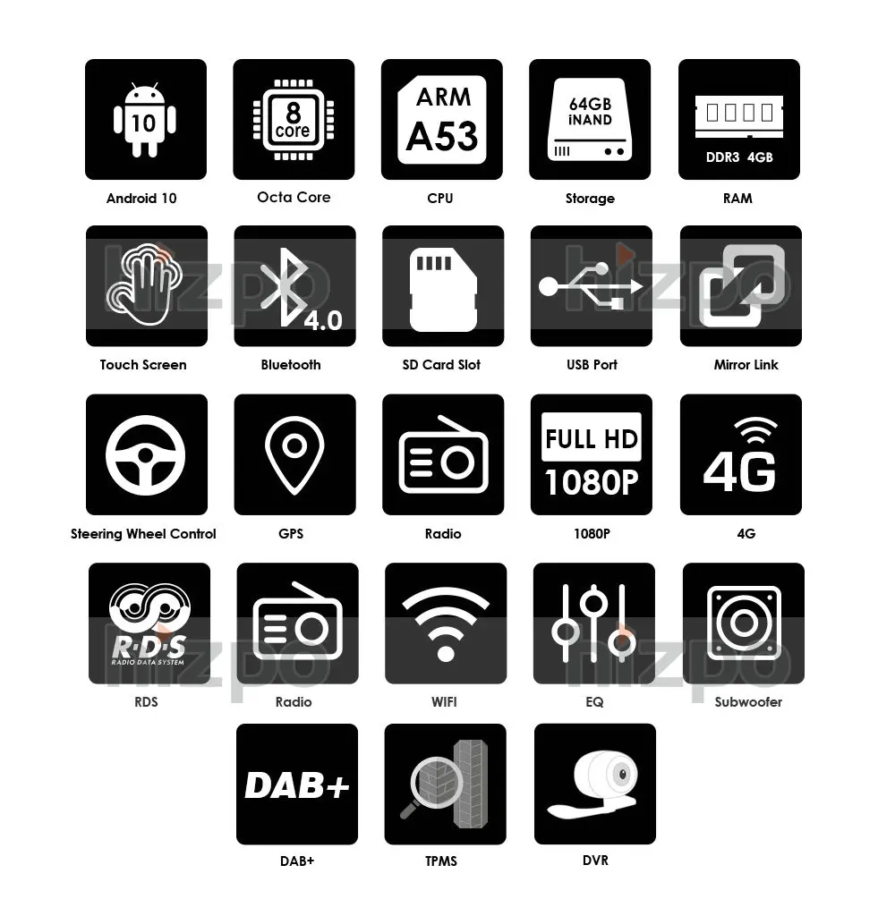 Wifi Android 9 0 GPS стерео 8 "автомобильный DVD CD плеер для VW Volkswagen Jetta Golf 5 6 Skoda Passat Caddy T5