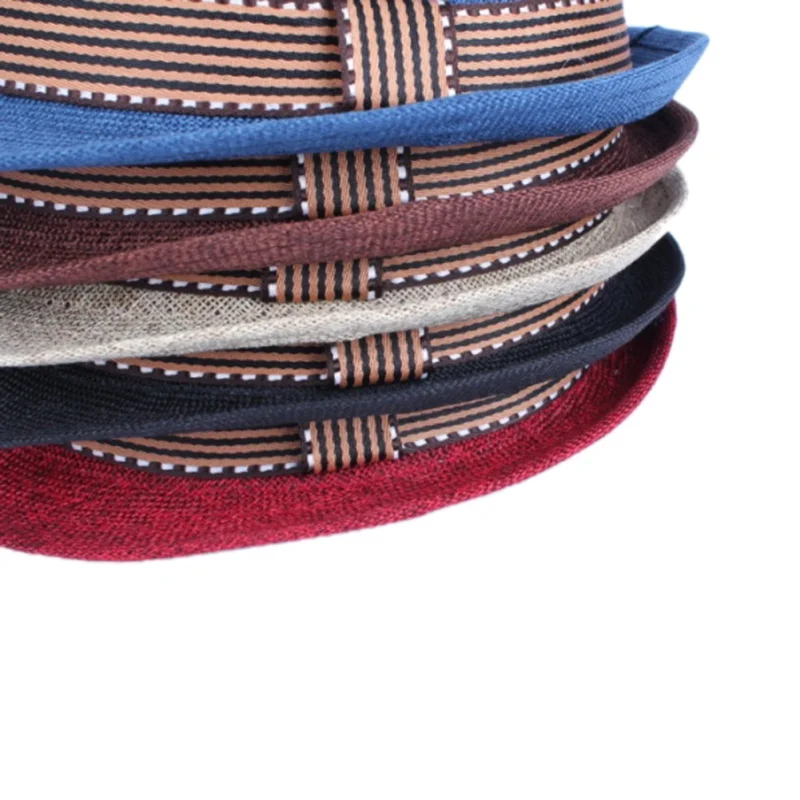 Детская соломенная шляпа для мальчиков и девочек модная от солнца в европейском