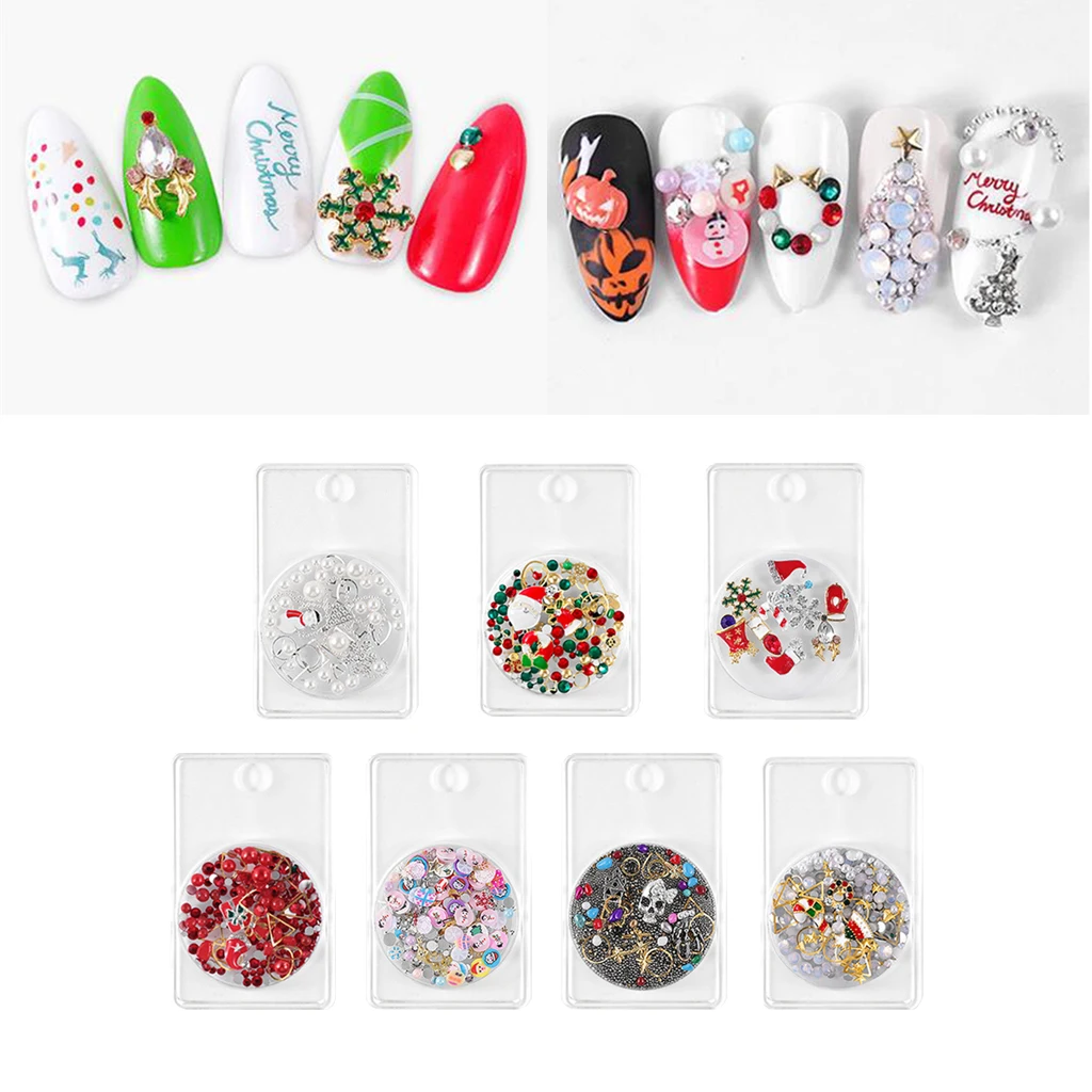 

Christmas 3D Nail Art Rhinestones Charms Crystals for Nail Art Design