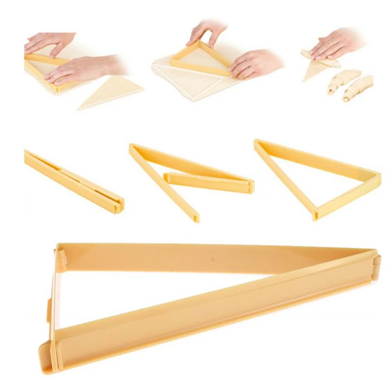 1 adet plastik kruvasan kesici kalıp rulo kruvasan yapımcısı makinesi ekmek hattı kalıp hamur mutfak alet pişirme pasta aracı