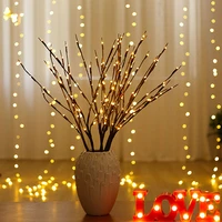 branch light 20led twig tree lights flexible willow lighted branch for indoor shop windows vase table living room 75cm long