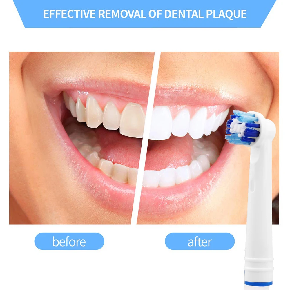 4 шт./лот сменные насадки для зубных щеток OralB 3D белые насадки для зубных щеток Braun Электрические насадки для зубных щеток OralB