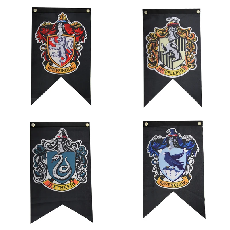 Gryffindor вечерние принадлежности для дня рождения, флаг колледжа, баннеры для мальчиков и девочек, украшение на Хэллоуин, рождественский подарок