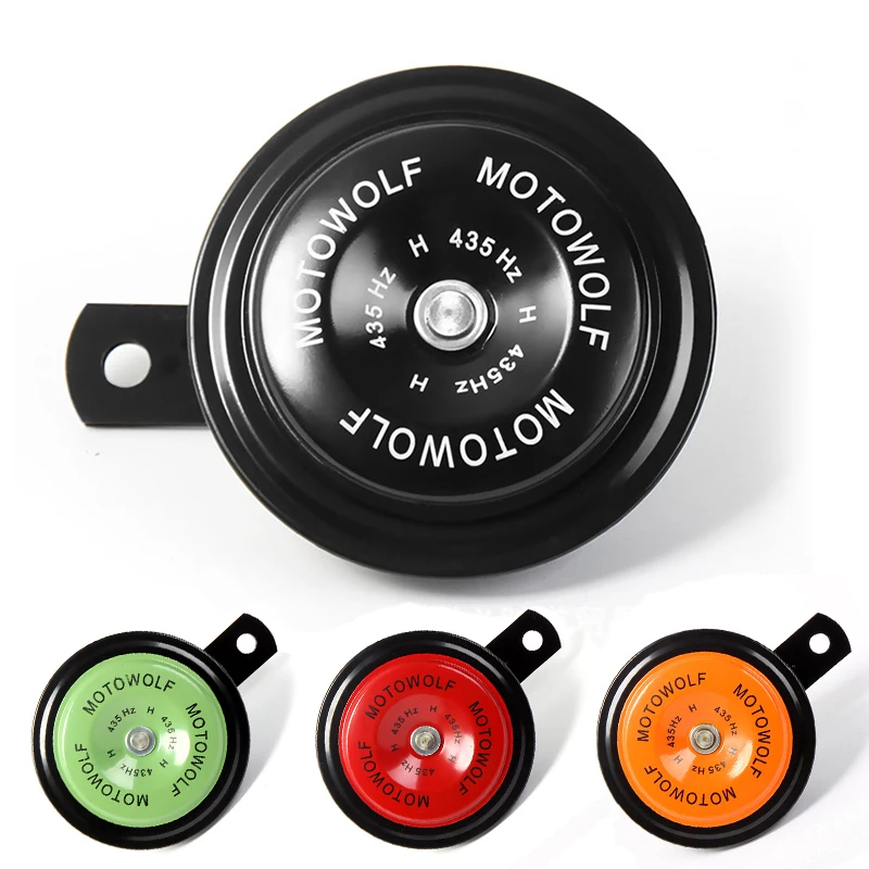 Мотоциклетный гудок громкий хромированный комплект электрические звуковые