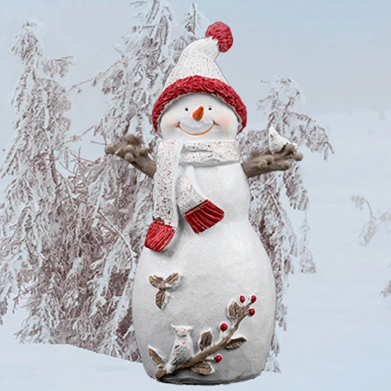 

Поделки из смолы в виде снеговика, 27 шт.