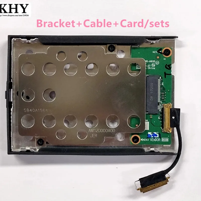 Оригинальный адаптер для Lenovo ThinkPad T470 T480 SSD HDD NVMe M.2 Caddy и кабель 01AX994 00UR496 02DL692 -