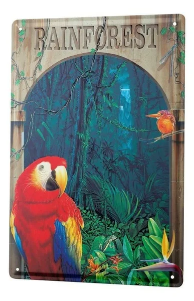 

Жестяные таблички тропических лесов