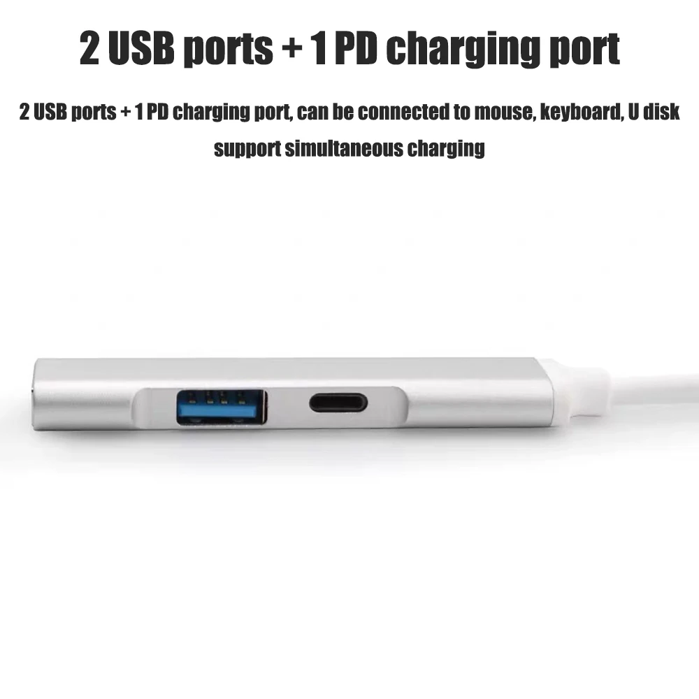 Концентратор USB C 3 0 Type док адаптер Thunderbolt OTG для iPhone Macbook Pro Air Mi HUAWEI Matebook|USB-хабы| |