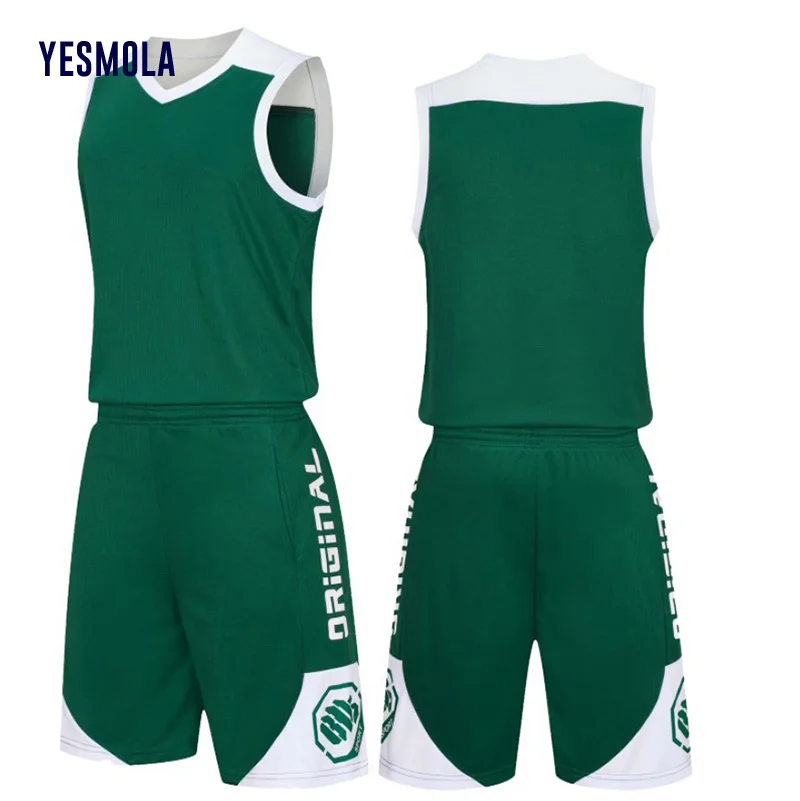 YESMOLA мужской детский баскетбольный костюм Мужская одежда для тренировок