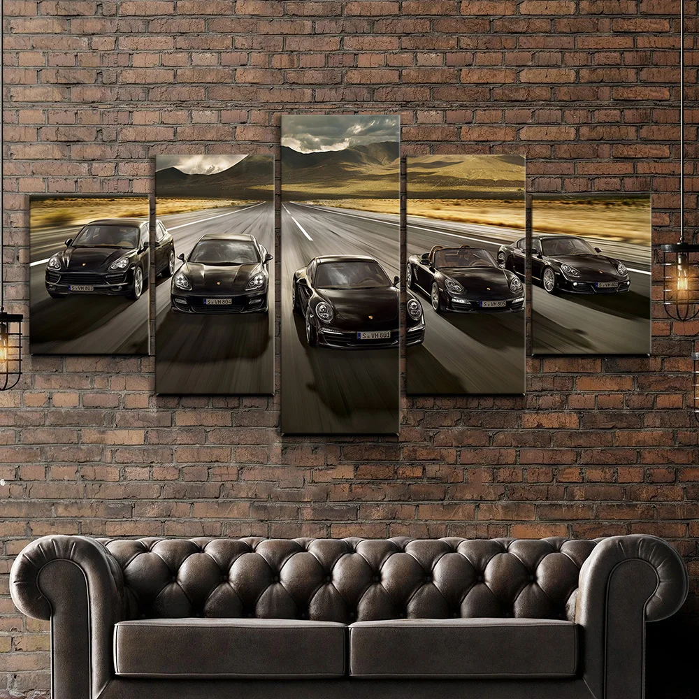 HD картина для роскошного автомобиля настенное искусство плакат гоночного